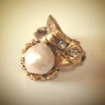 anello perla bigiotteria fiorentina